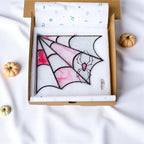 Stained Glass Spiderweb Window Corner Suncatcher