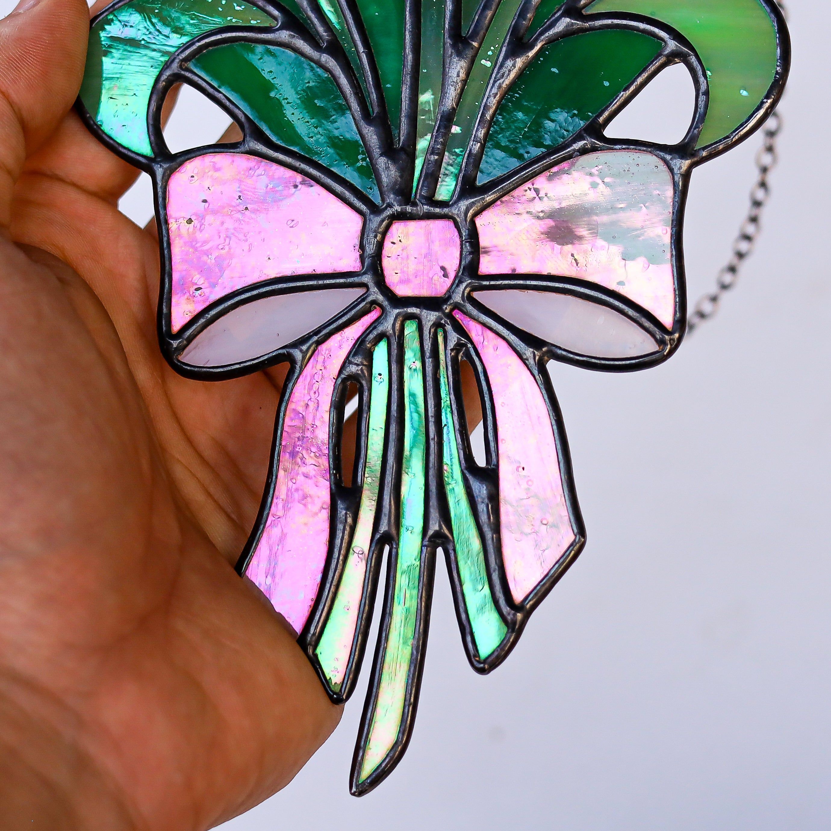 Stained Glass Tulip Bouquet Suncatcher