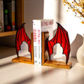 Stained Glass Dragon Wing Bookends