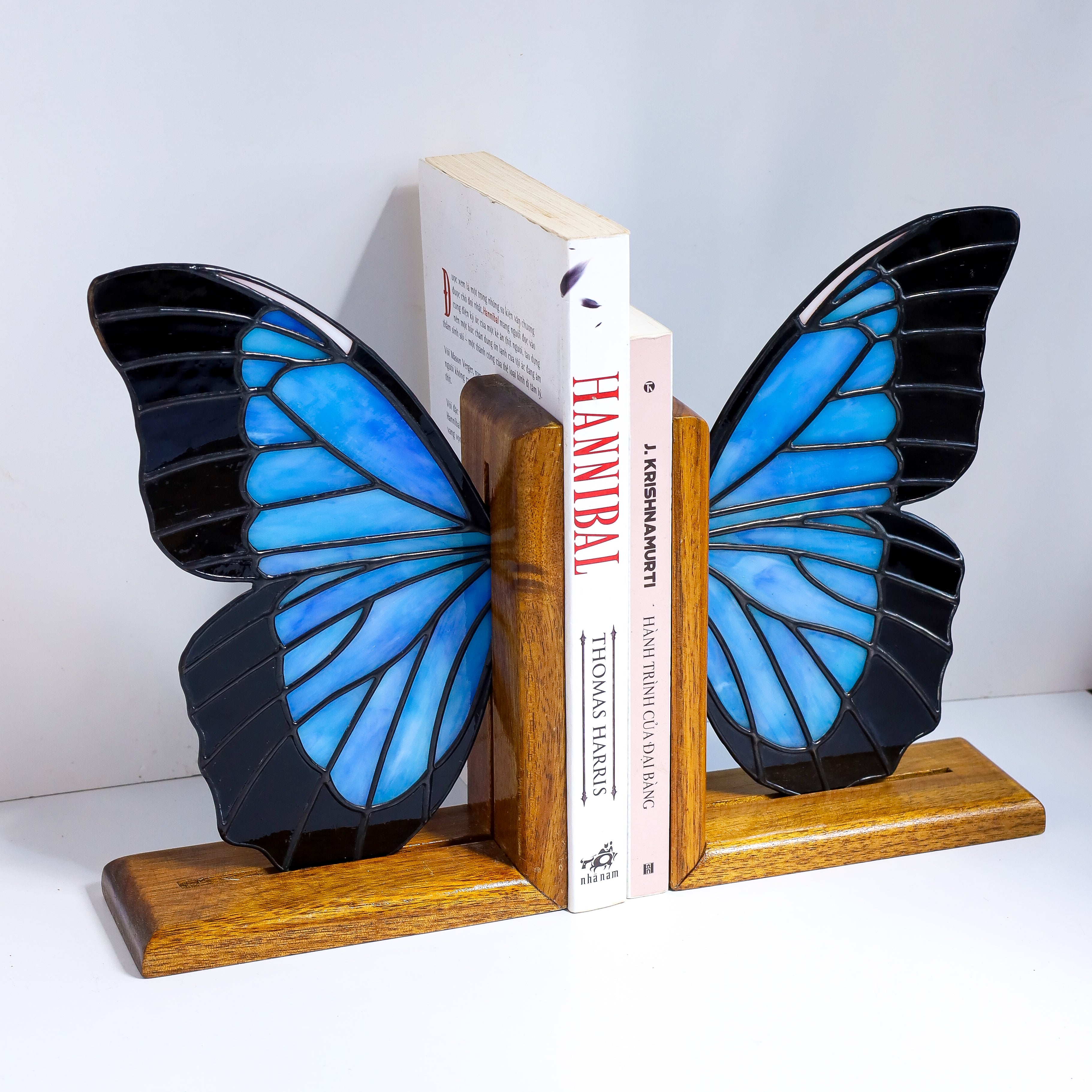 Blue Morpho Butterfly Bookends Pattern PDF