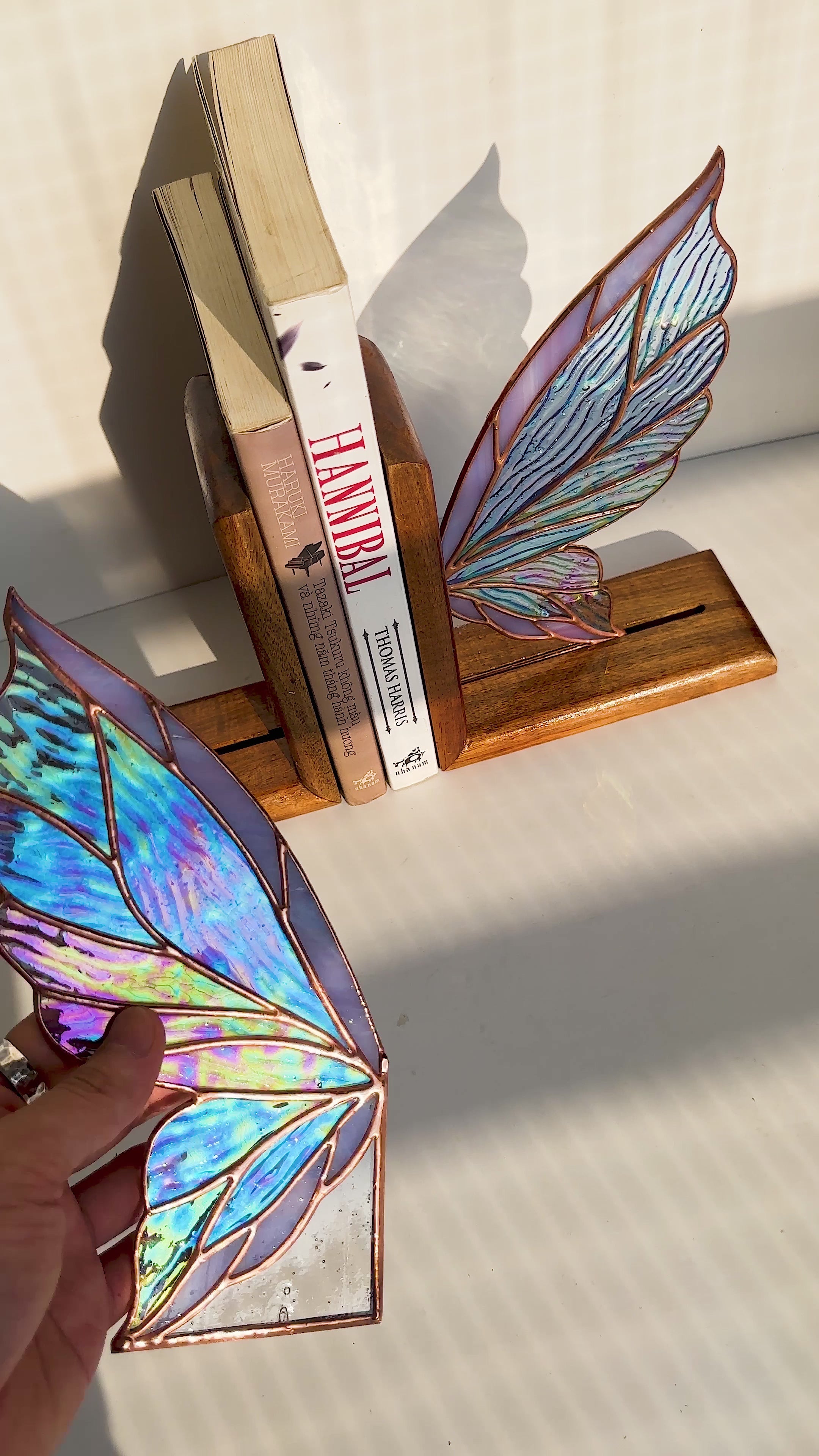 Fairy Wing Bookends